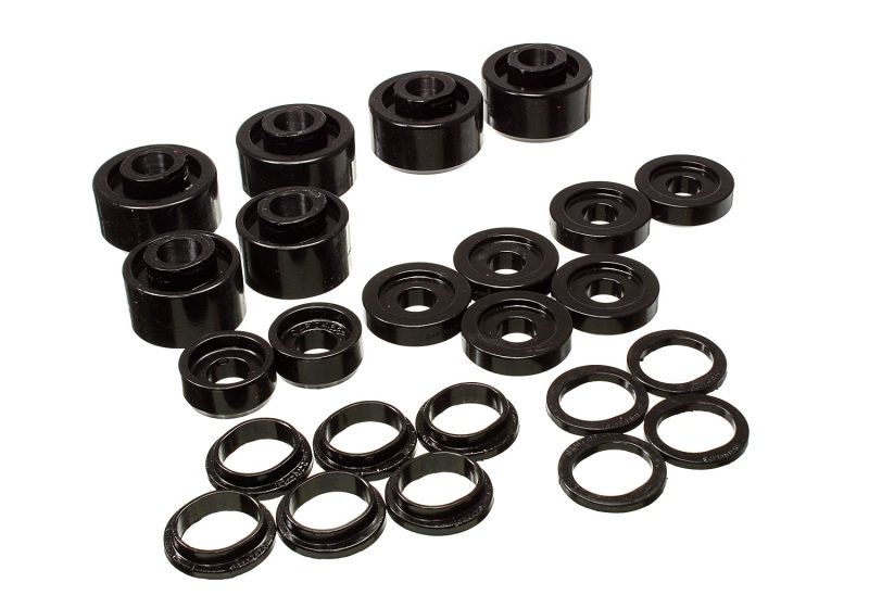Ford F-250 Body Mounts - Energy Suspension - Hyper-Flex Polyurethane - Black - `05-`07